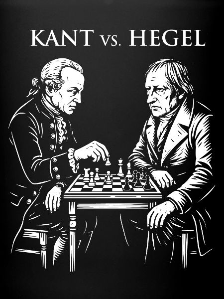 Duel d’échecs Kant vs Hegel