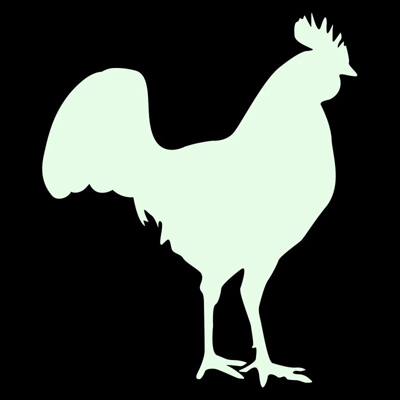 Silhouette du coq