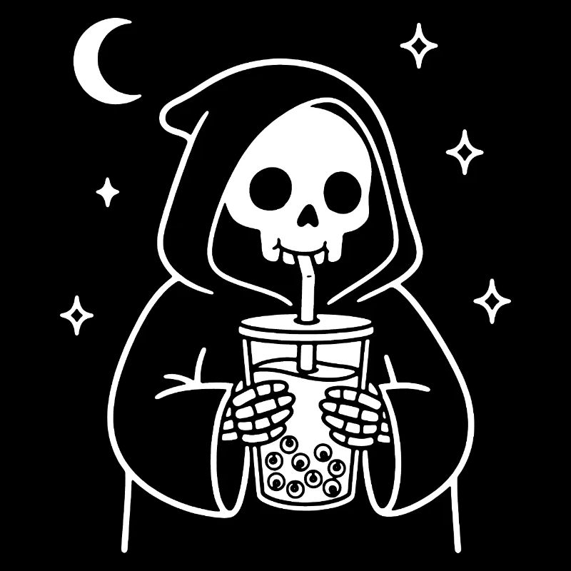 Sensenmann mit Bubble-Eye Tea