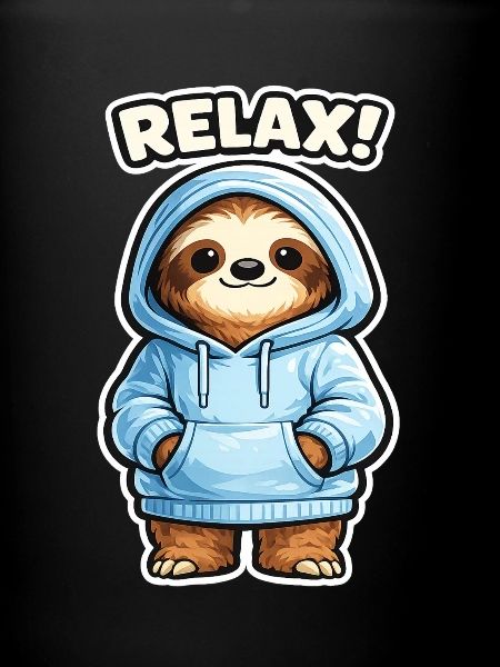 Sweat à capuche Relax Sloth