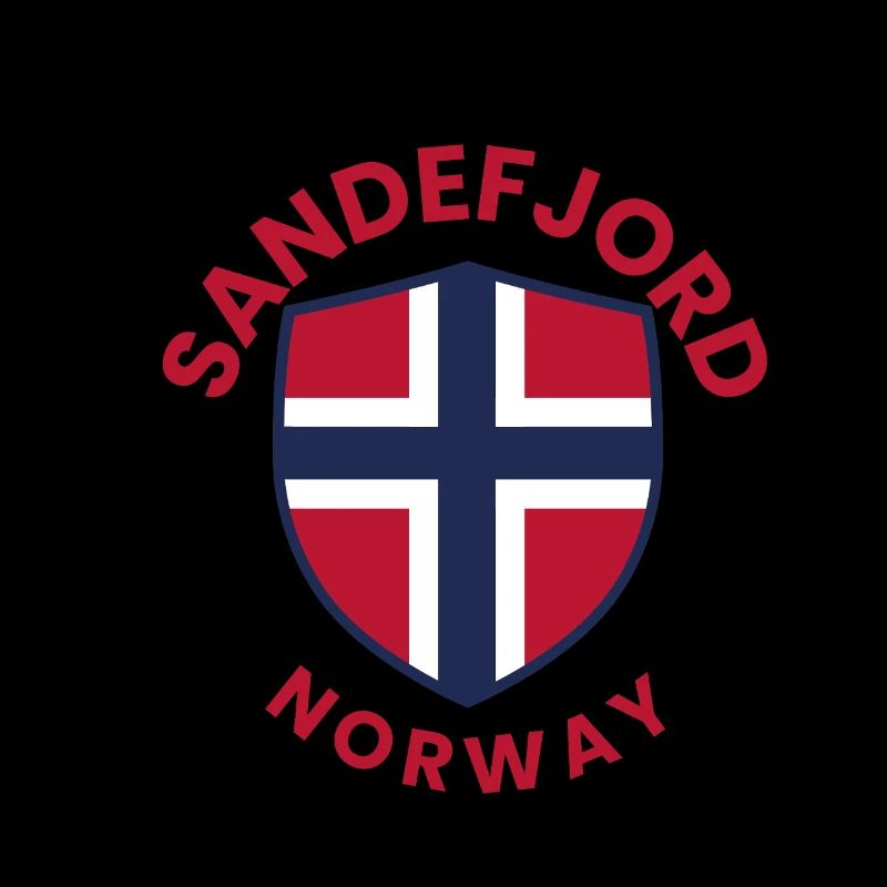 Sandefjord Norwegen-Schild