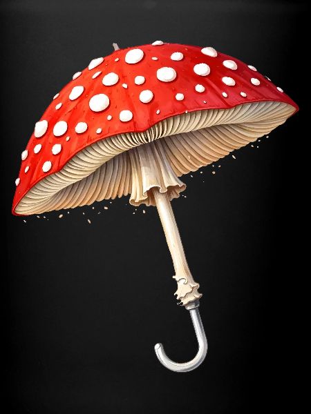 Parapluie Champignon Fantastique Design