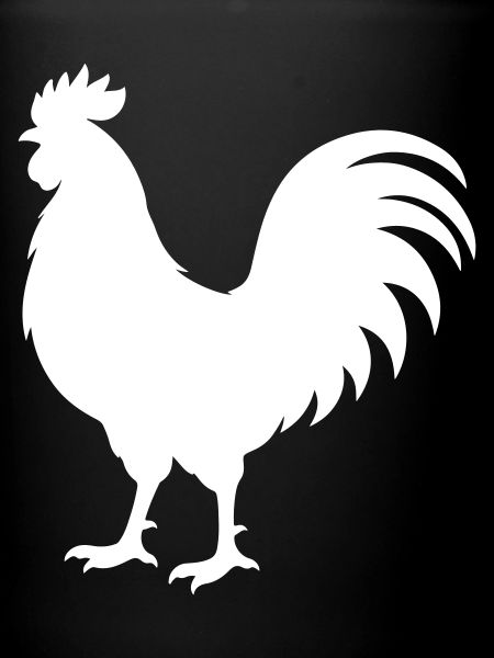 Silhouette du coq