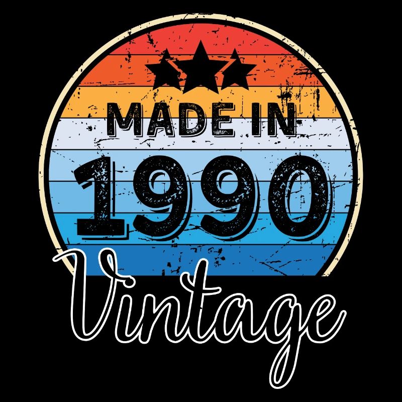 Made in 1990 Vintage Anniversaire
