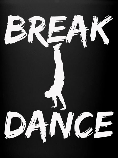 Breakdance Silhouette Motif