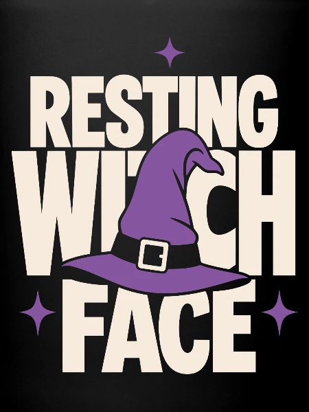 Resting Witch Face Hexenhut