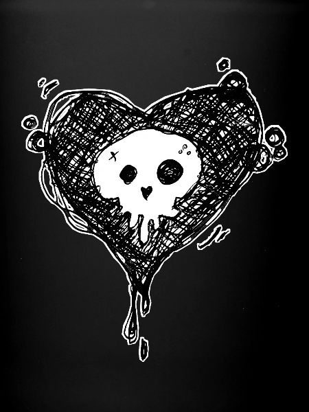 Heart Skull Punk
