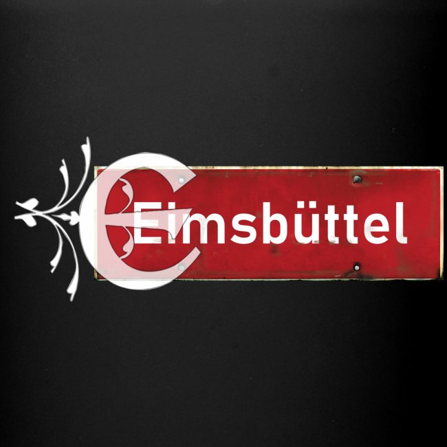 Hamburg- Eimsbüttel: Ortsschild mit Tattoo Initial