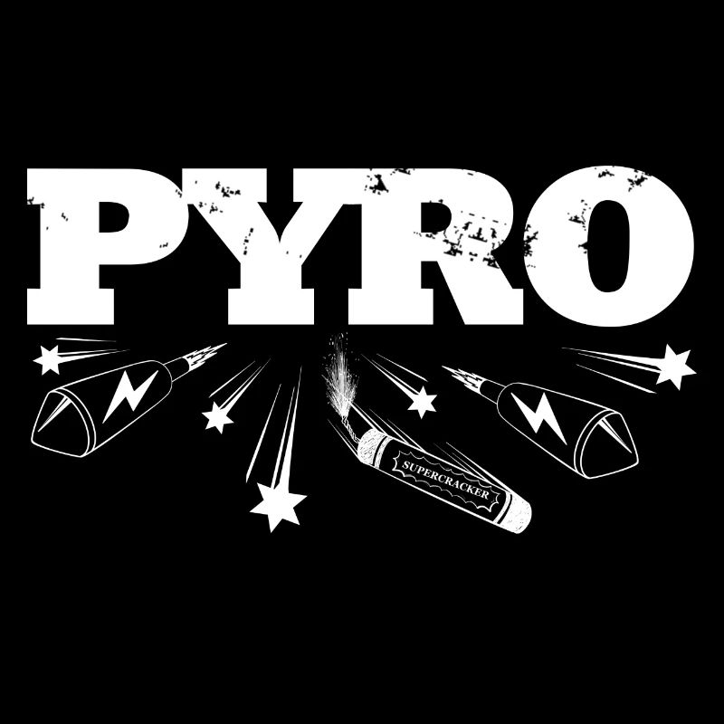 Pyro missiles and firecrackers