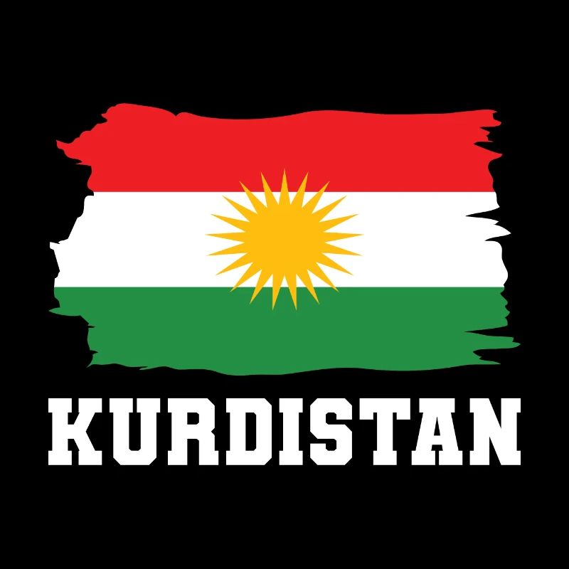 Drapeau kurde kurde kurde kurde son biji