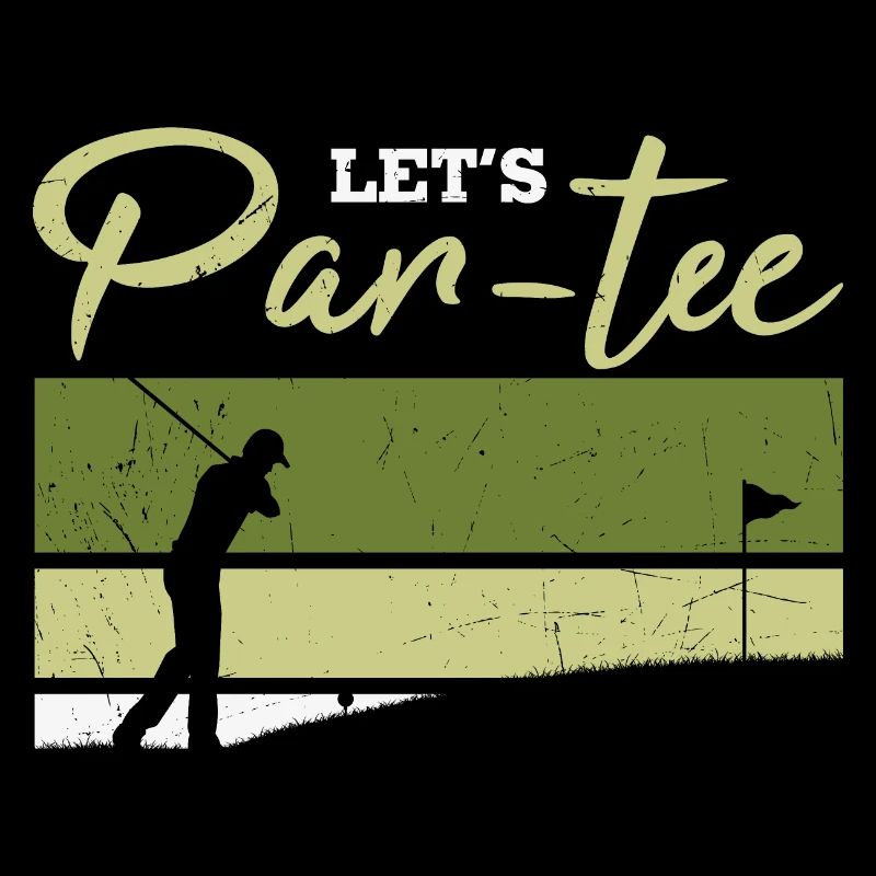 Let's Par-tee Golf Pun