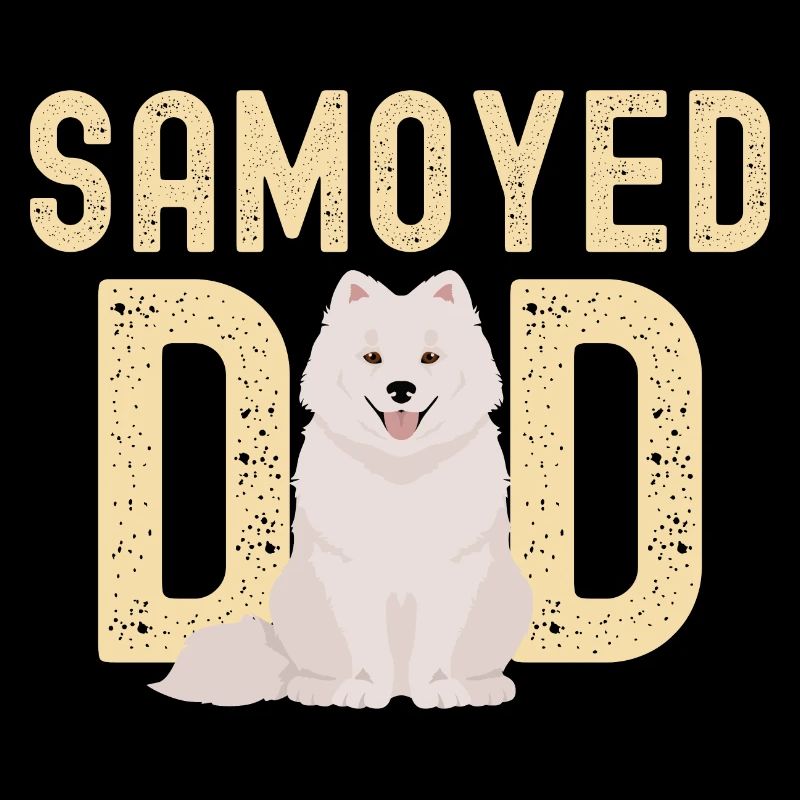 Samojeden Papa süßer Samojede Papa