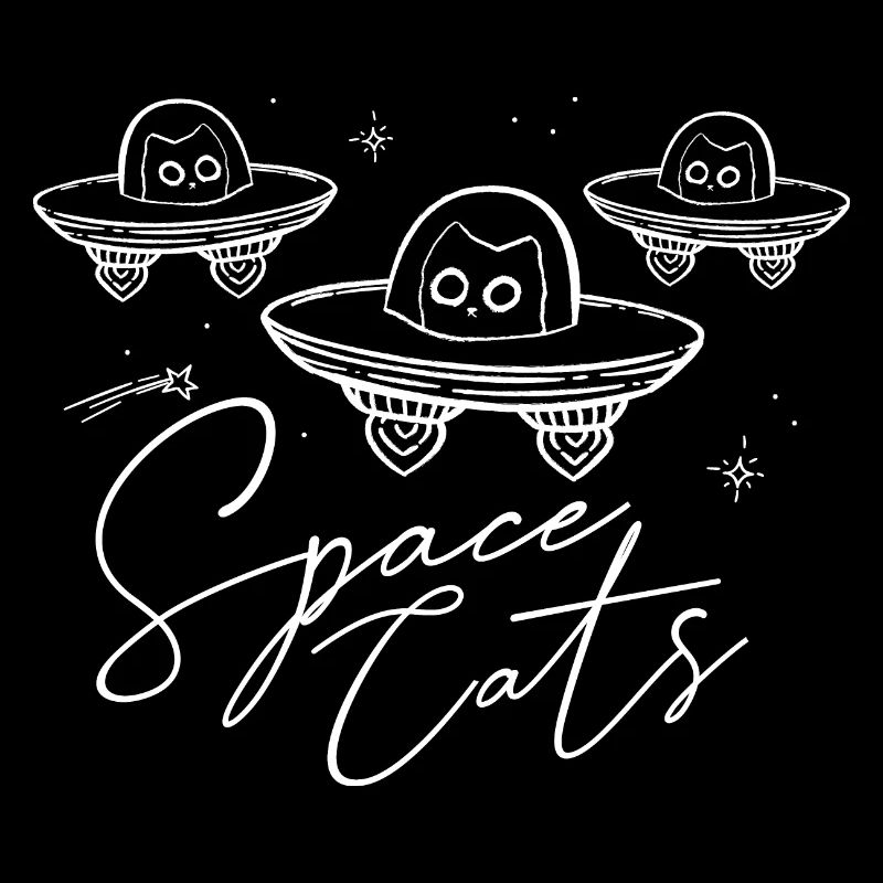 Space Cats - Chat dans UFO | Drôles de chats de l’espace