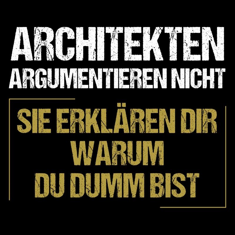 Architects don't argue