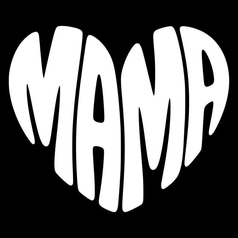 Mama Herz Form Mutter Herzform Muttertag Geschenk