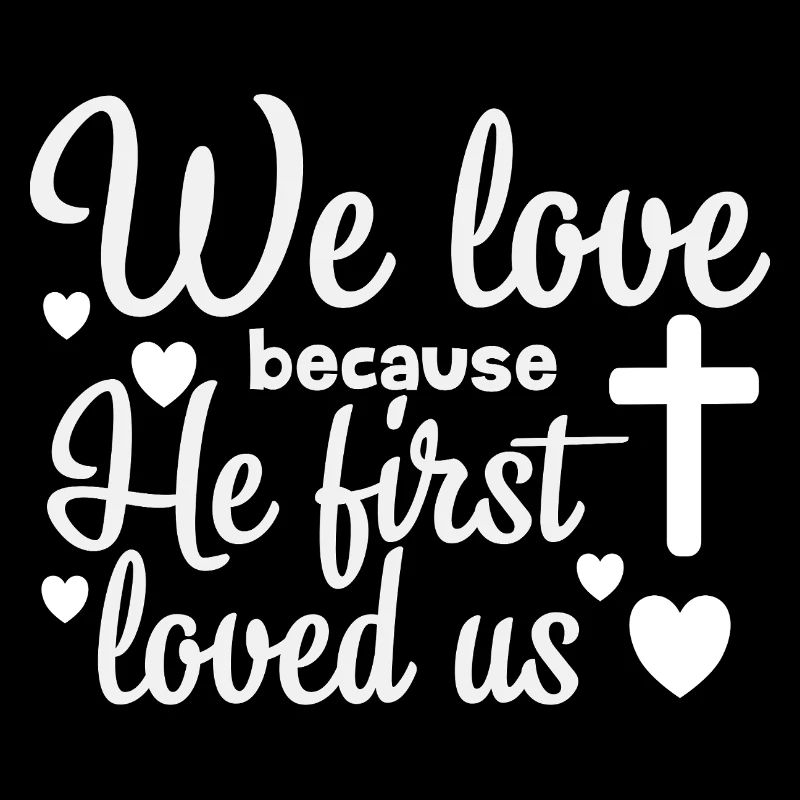 Religious love message illustration