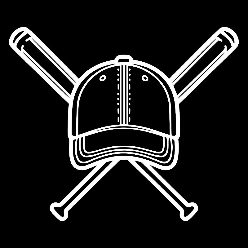 Baseball-Illustration Baseballspieler