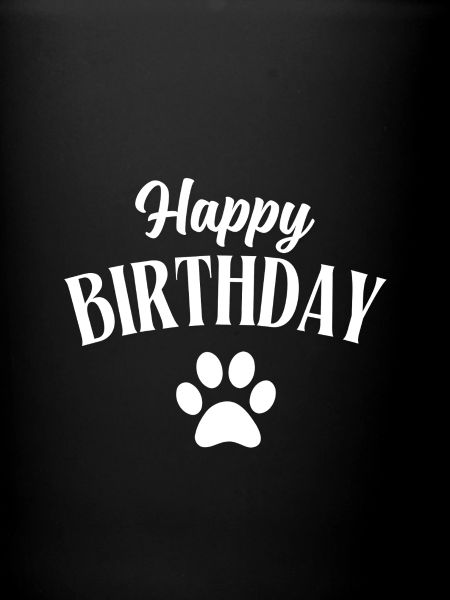 Joyeux anniversaire chien