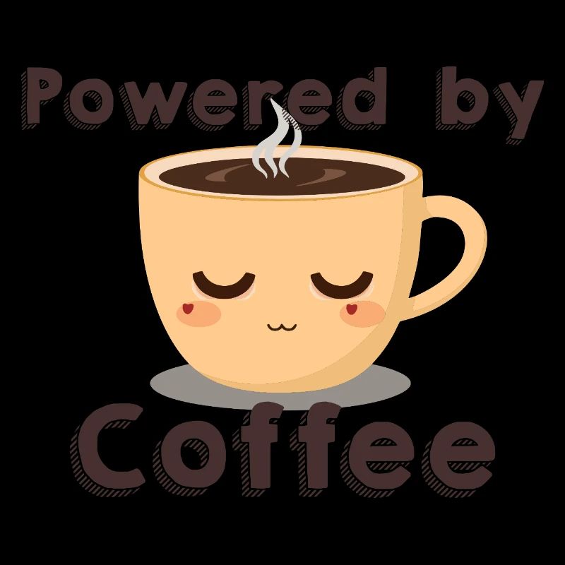Powered by Coffee - Kaffee Tasse