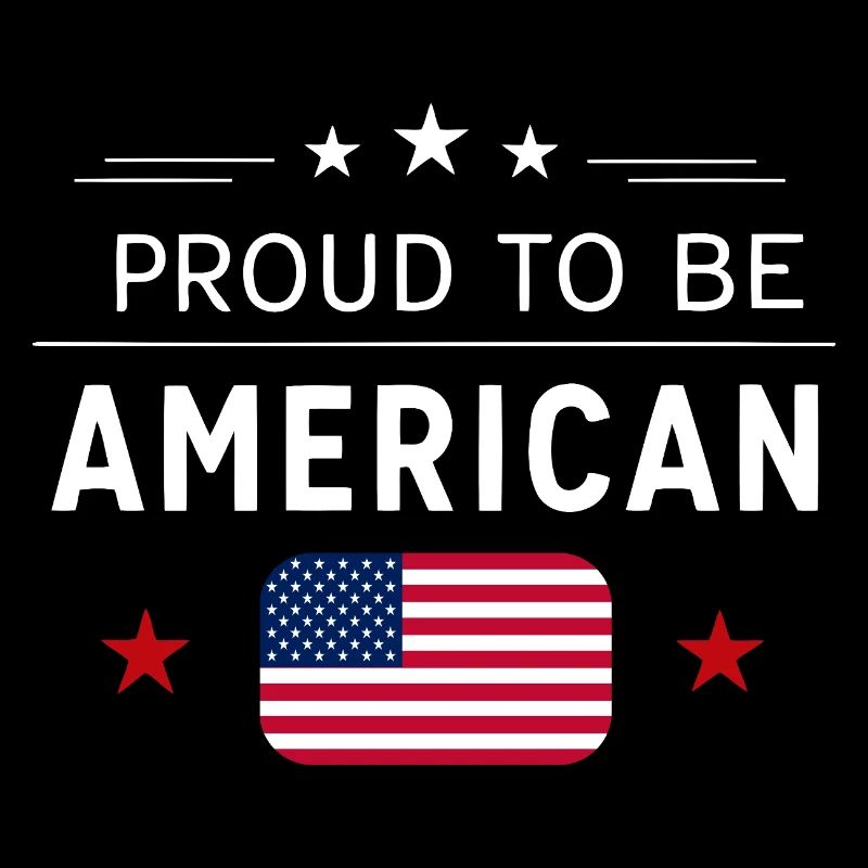Americana Flag Pride Graphic