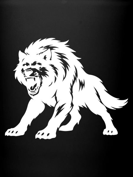 Silhouette de loup