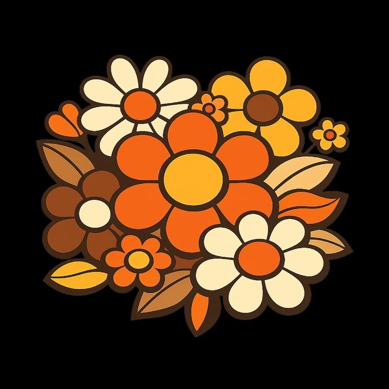 Retro-Blumenstrauß