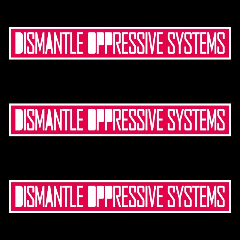 Dismantle Oppressive Systems Activism Statement