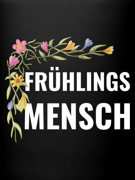 Frühlingsmensch – Blumen Statement