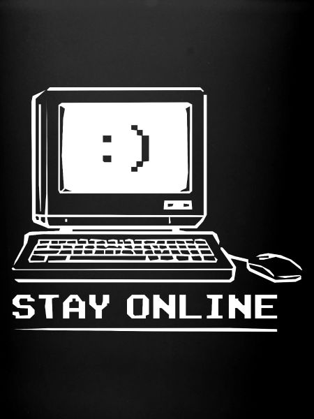 Stay Online Retro Computer