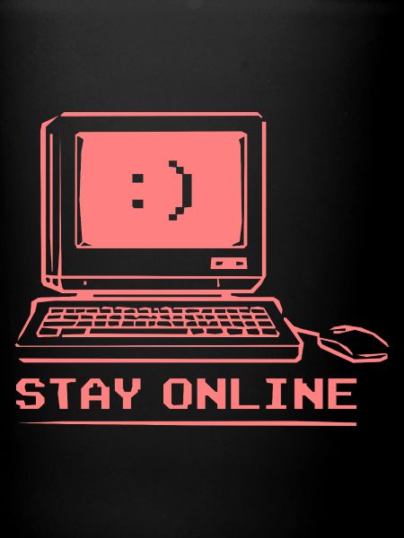 Stay Online Retro Computer