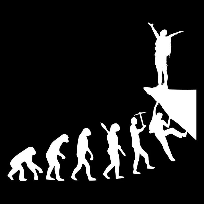Evolution pour escalader l'alpinisme