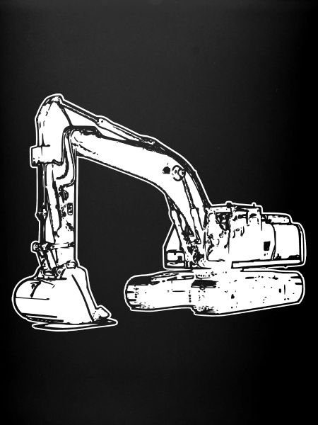 Bagger Baggerfahrer Baustelle