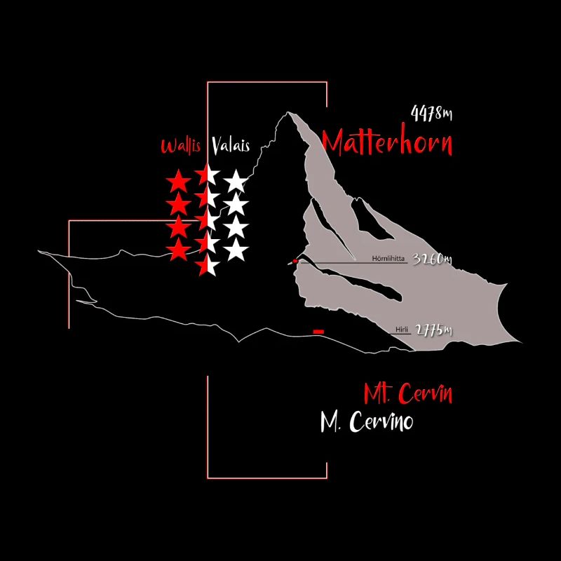 Cervin - Cervin - Horu - Hörnligrat - Wallis