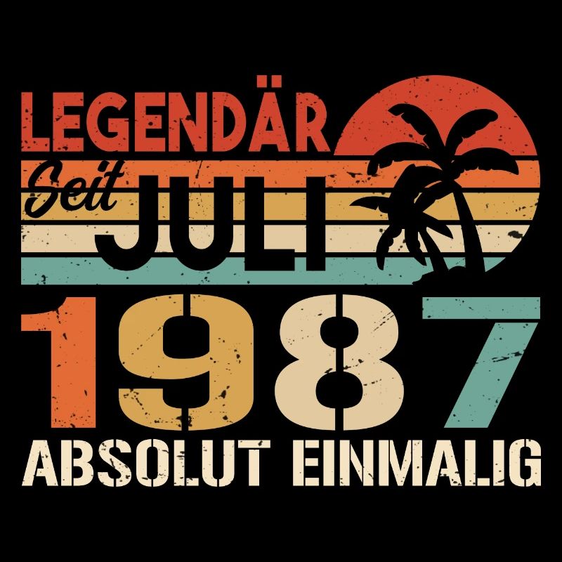 1987 Juli Geboren im Juli 1987