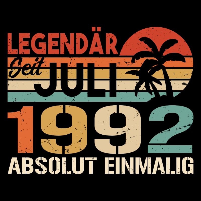 1992 Juli Geboren im Juli 1992