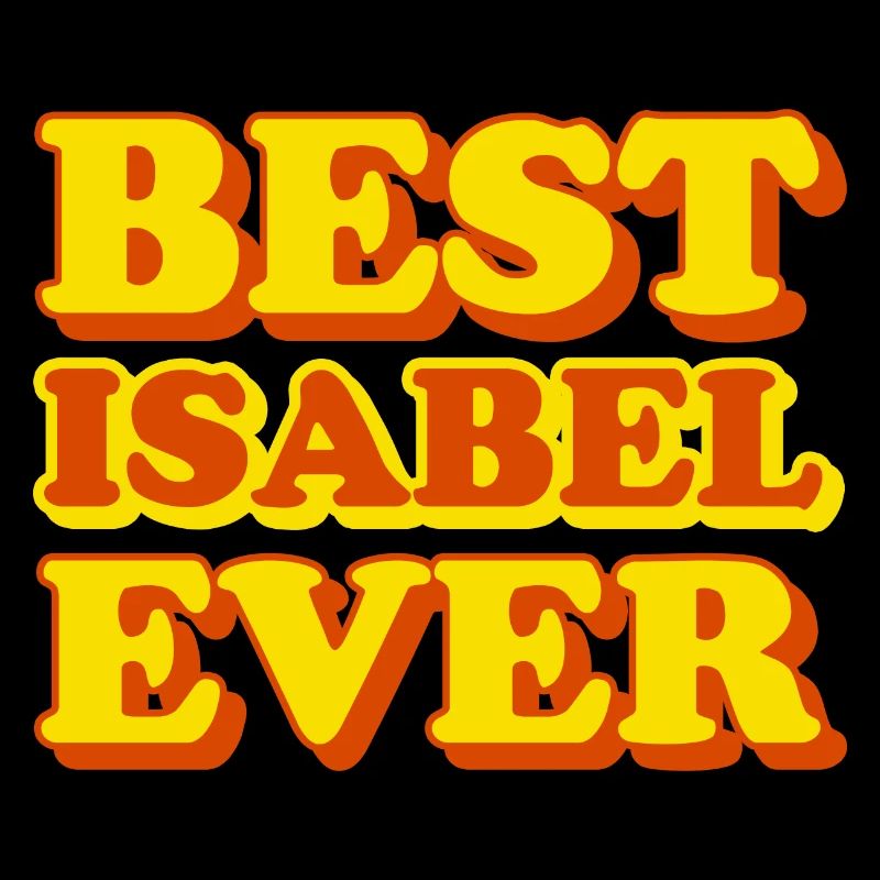 Funny gift with first name Isabel