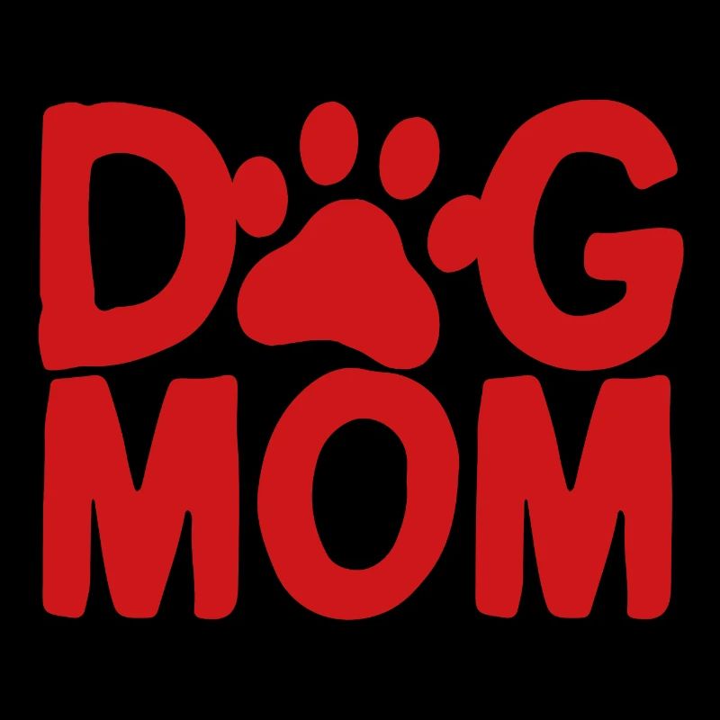 DOG MOM Red
