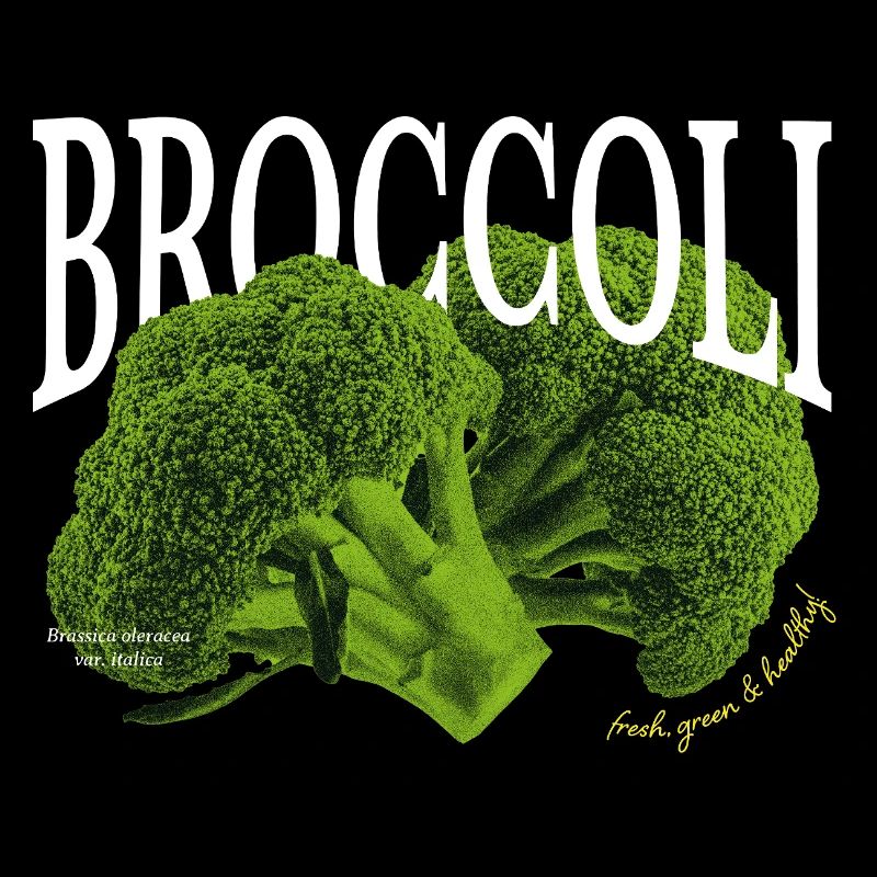 Broccoli – Ästhetisches Gemüse-Design