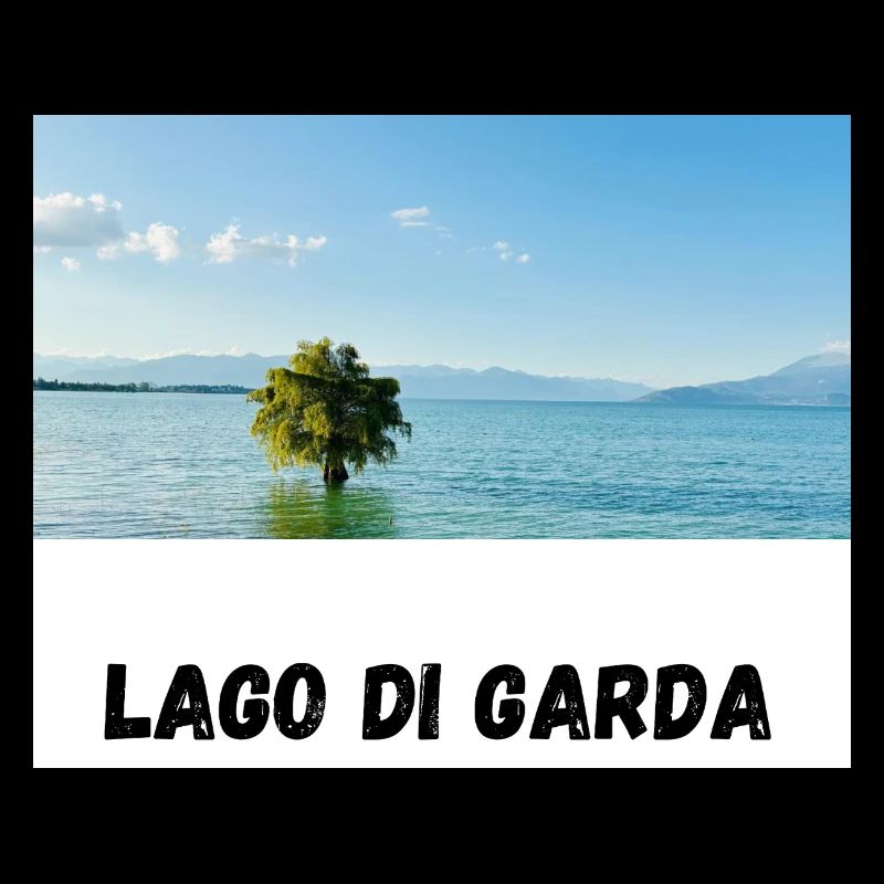 Lago di Garda design avec arbre dans l’eau