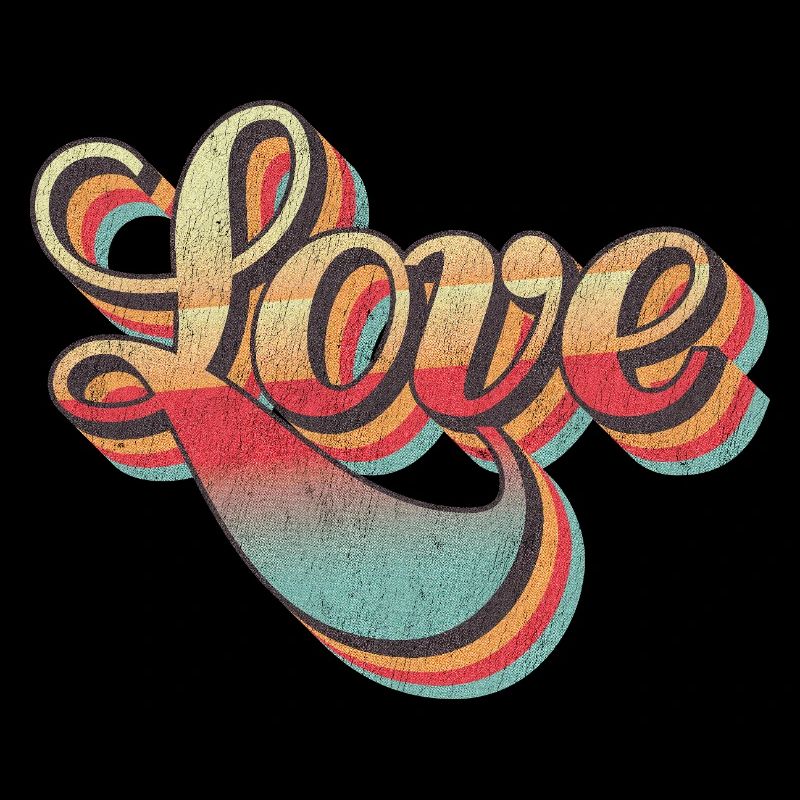 Design d’amour rétro