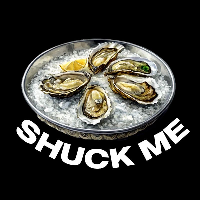 Oysters with lemon topping