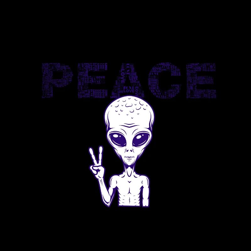 Friedensalien Peacezeichen