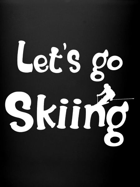 Bold ski lover