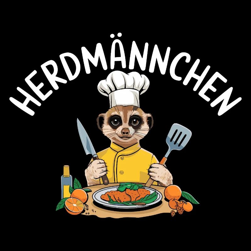 Herdmännchen Koch Suricate Pun