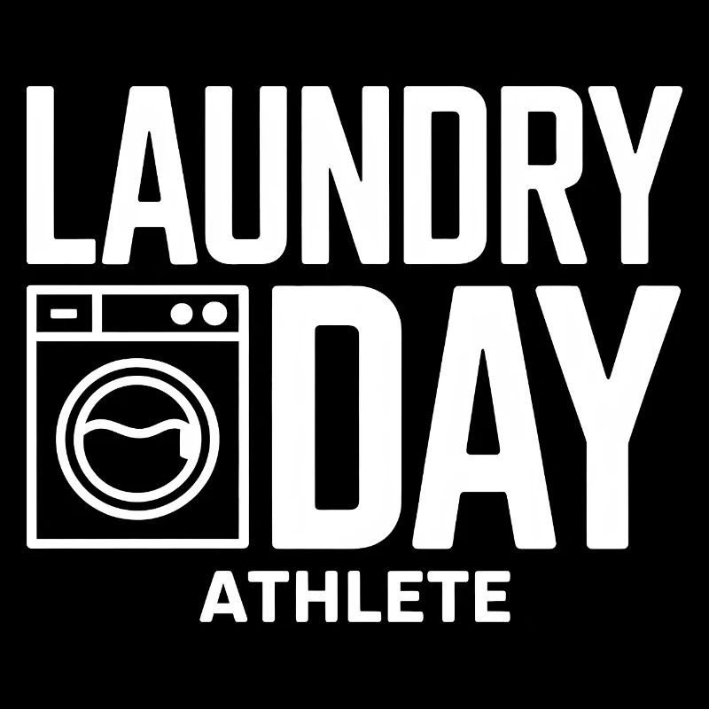 Laundry Day Athlete Wäsche Humor