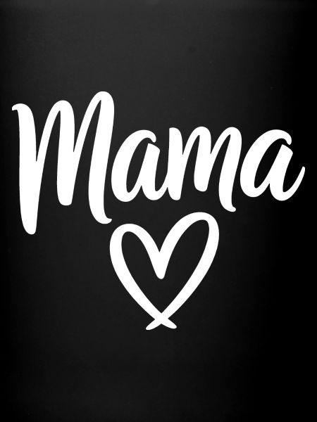 Mama Heart Script Logo