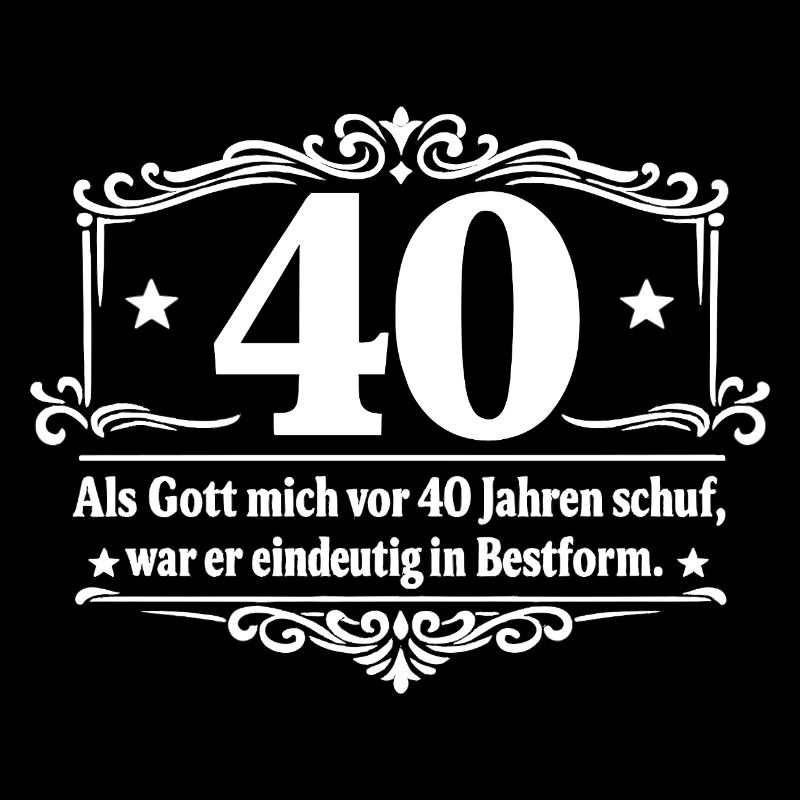 40 Geburtstag Bestform Barock