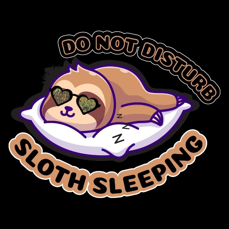 Do Not Disturb Sloth Sleep