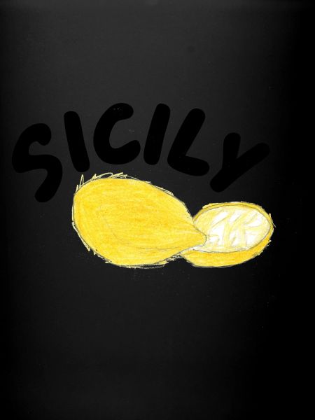 Sicily Lemons Illustration - Sicily