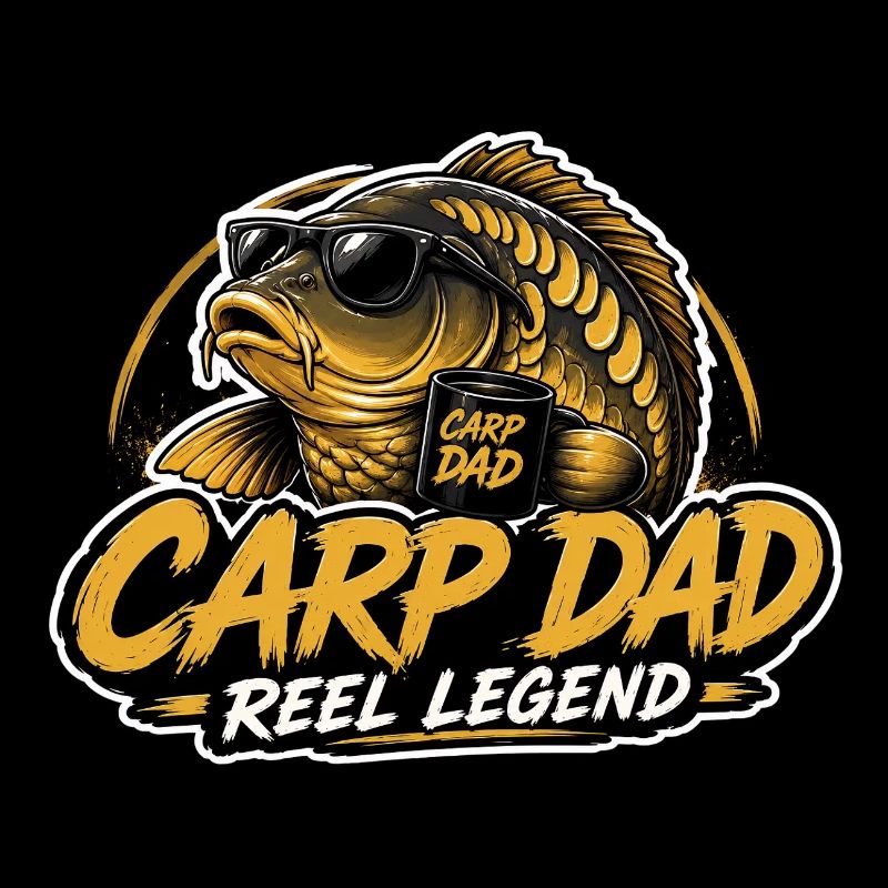 Carp Dad Reel Legend Vatertags-Angelgeschenk